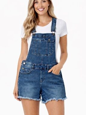 Ardene eighty two denim bib overalls Shotalls romper Women’s Size 9